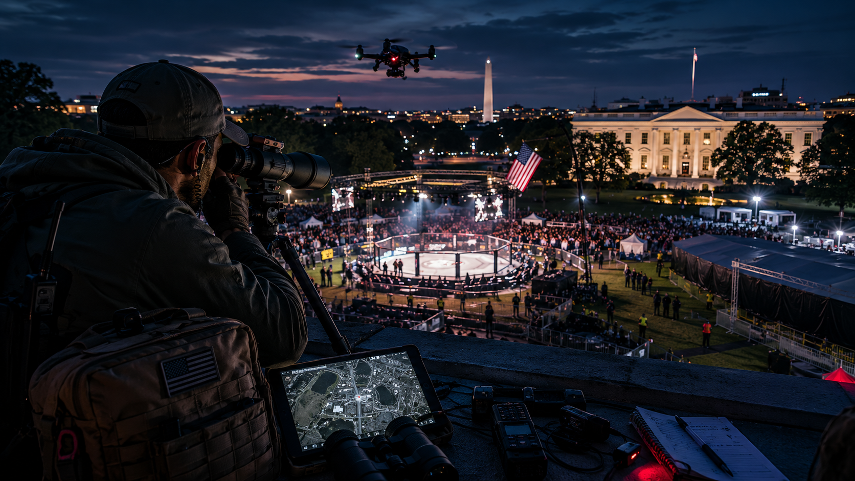 Ufc Security Drone Event Security Lessons from UFC Freedom 250